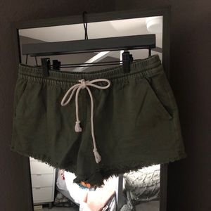 aerie draw string shorts